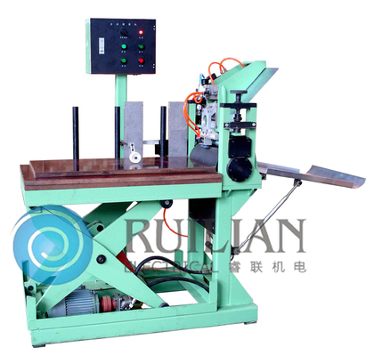 एयर डक्ट 8m / मिनट स्टेनलेस स्टील शीट स्वचालित गोलाई मशीन 5KVA