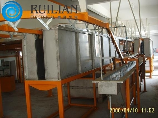 120KW स्प्रे पेंटिंग उपकरण निलंबन संदेश सूई और सुखाने उत्पादन लाइन