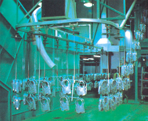 120KW स्प्रे पेंटिंग उपकरण एल्यूमिनियम पार्ट्स कोटिंग लाइन 15 मीटर / मिनट